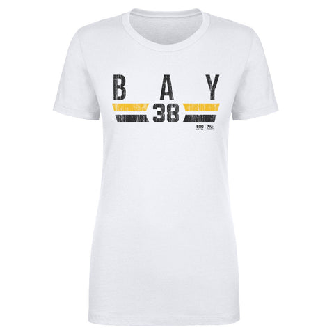 Jason Bay Pittsburgh Shirt - Slim Fit Cotton Crewneck Tee | Lightweight, Machine Washable Women's T-Shirt - YinzerShop