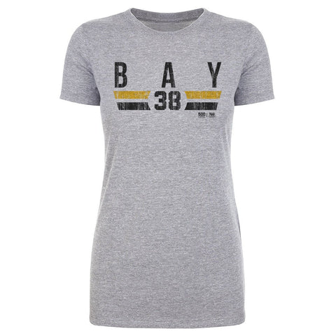 Jason Bay Pittsburgh Shirt - Slim Fit Cotton Crewneck Tee | Lightweight, Machine Washable Women's T-Shirt - YinzerShop