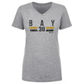 Jason Bay T-Shirt – Pittsburgh V-Neck Tee | Lightweight Cotton Short Sleeve Women's V-Neck T-Shirt - YinzerShop