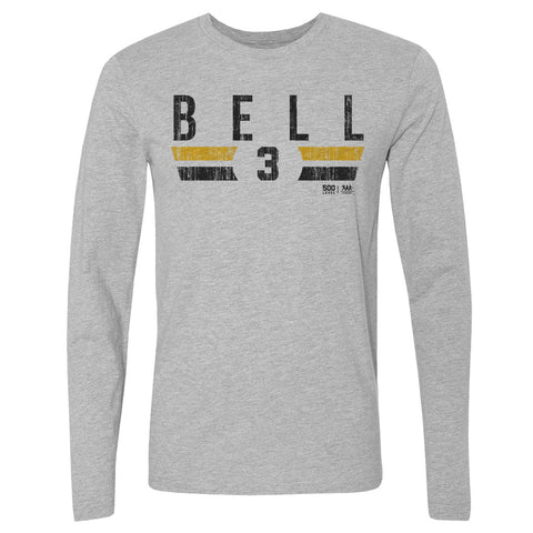 Jay Bell Pittsburgh Shirt - Lightweight Cotton Long Sleeve Tee With Digital Print Men's Long Sleeve T-Shirt - YinzerShop