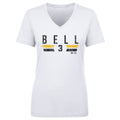 Jay Bell Pittsburgh Shirt - Lightweight V-Neck Tee With Digitally Printed Urban Style Design Women's V-Neck T-Shirt - YinzerShop