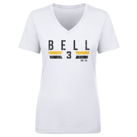 Jay Bell Pittsburgh Shirt - Lightweight V-Neck Tee With Digitally Printed Urban Style Design Women's V-Neck T-Shirt - YinzerShop