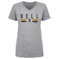 Jay Bell Pittsburgh Shirt - Lightweight V-Neck Tee With Digitally Printed Urban Style Design Women's V-Neck T-Shirt - YinzerShop