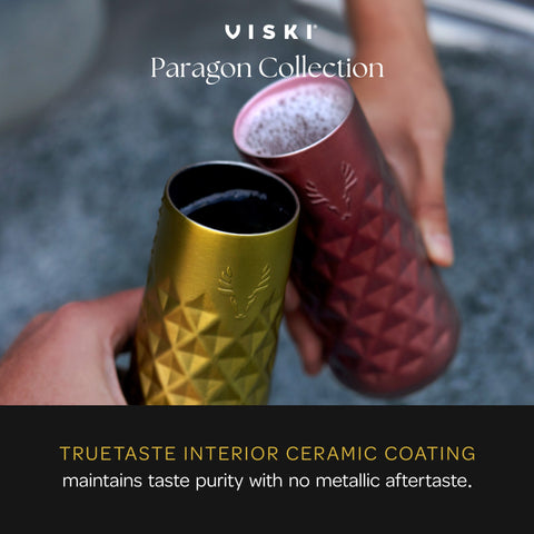 Paragon Stainless Steel Champagne Flute in Platinum