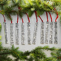 Jesus Icicle Ornaments - Handcrafted Christmas Decor | Ornament Set 10 Pieces - YinzerShop