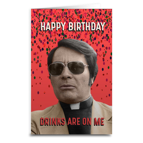 Jim Jones Birthday Greeting Card