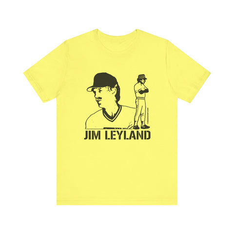 Jim Leyland Legend T-Shirt - Unisex bella+canvas 3001 Short Sleeve Tee T-Shirt - YinzerShop