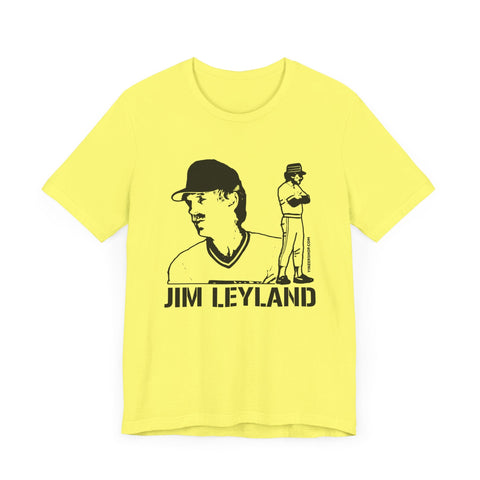 Jim Leyland Legend T-Shirt - Unisex bella+canvas 3001 Short Sleeve Tee T-Shirt - YinzerShop