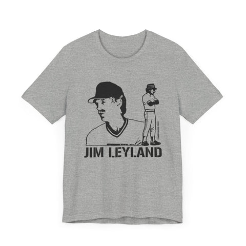Jim Leyland Legend T-Shirt - Unisex bella+canvas 3001 Short Sleeve Tee T-Shirt - YinzerShop