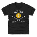 Joe Mullen Pittsburgh T-Shirt - Kids Crewneck Tri-Color Short Sleeve Tee Kids T-Shirt - YinzerShop