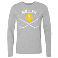 Joe Mullen T-Shirt - Pittsburgh Crewneck Long Sleeve Cotton Sports Fan Apparel Men's Long Sleeve T-Shirt - YinzerShop