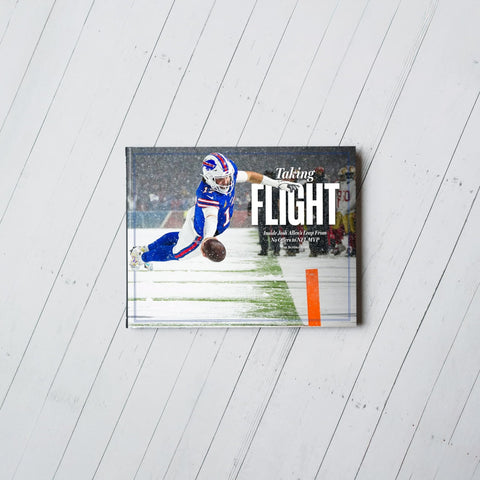 Josh Allen NFL MVP Book | Football Player Memoir & Buffalo Bills Collector Hardcover Biography POD Book - YinzerShop