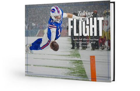 Josh Allen NFL MVP Book | Football Player Memoir & Buffalo Bills Collector Hardcover Biography POD Book - YinzerShop