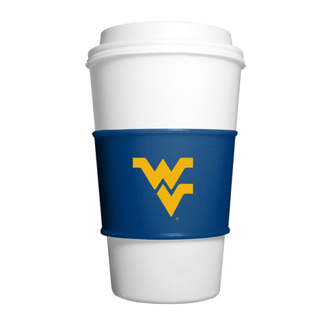 West Virginia Mountaineers Grip - Durable Silicone Cup Sleeve | Official NCAA Merchandise