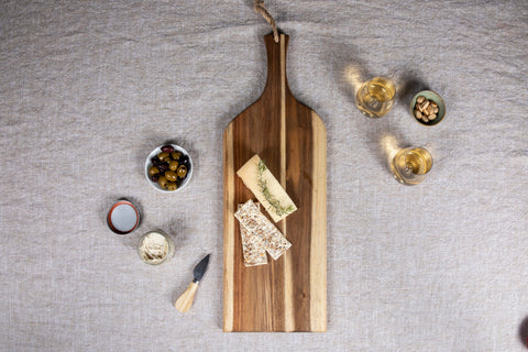 Pittsburgh Penguins - Artisan 24" Acacia Charcuterie Board Licensed Picnic Time Family of Brands