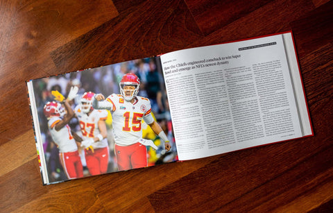Kansas City Chiefs Book – Patrick Mahomes & 2022 Championship Hardcover Collector’s Edition Book - YinzerShop