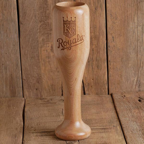 Kansas City Royals Wined Up® | Baseball Bat Wine Mug MLB Teams - Wined Up Glass Dugout Mugs®   