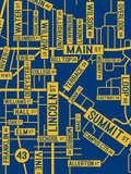 Kent, Ohio Street Map College Map Prints School Street Posters   