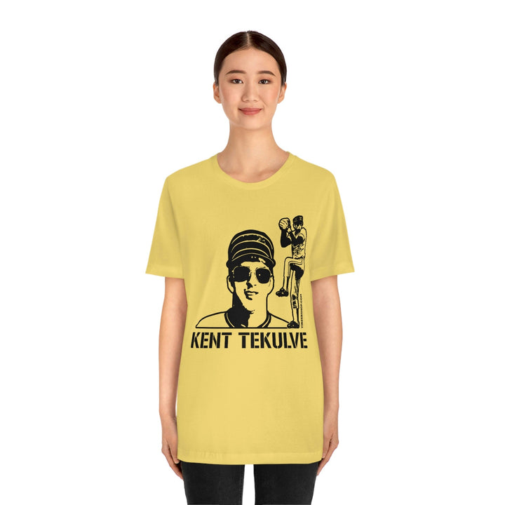 Kent Tekulve Legend T-Shirt Short Sleeve Tee T-Shirt Printify   