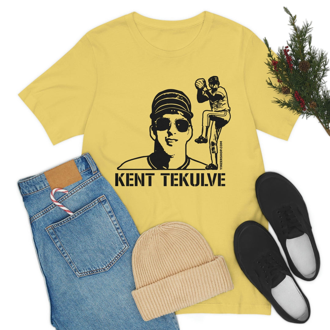 Kent Tekulve Legend T-Shirt Short Sleeve Tee T-Shirt Printify   