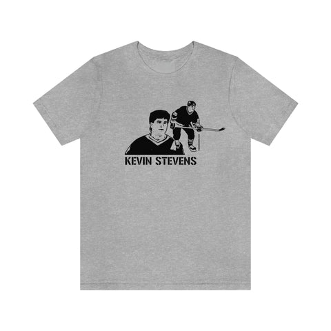 Kevin Stevens Legend T-Shirt Short Sleeve Tee T-Shirt Printify Athletic Heather S 