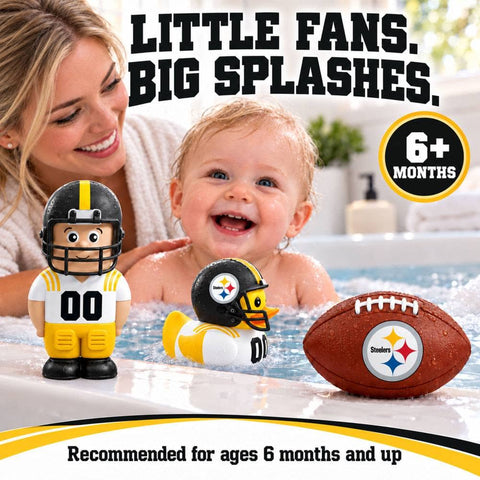 Bathletes - Pittsburgh Steelers NFL Bath Toys
