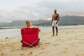 Ohio State Buckeyes - Tranquility Beach Chair with Carry Bag  Picnic Time Family of Brands   