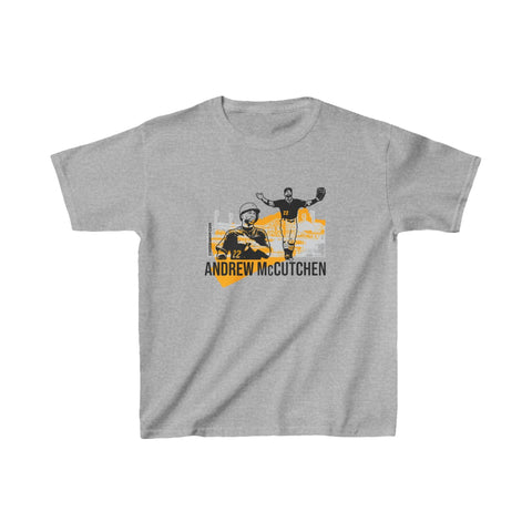 Kids Cotton Tee Andrew McCutchen - Durable Heavy Cotton Material, Classic Fit Kids Apparel - YinzerShop