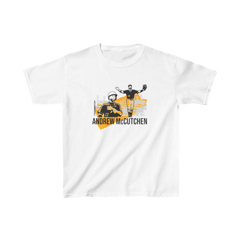 Kids Cotton Tee Andrew McCutchen - Durable Heavy Cotton Material, Classic Fit Kids Apparel - YinzerShop