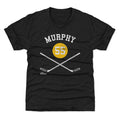Kids Crewneck T-Shirt – Larry Murphy Pittsburgh Graphic Tee | Regular Fit, Short Sleeve Kids T-Shirt - YinzerShop