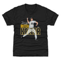 Kids Crewneck T-Shirt Mitch Keller Pittsburgh Stance | Short Sleeve Tee, Digital Print Kids T-Shirt - YinzerShop
