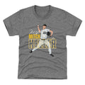 Kids Crewneck T-Shirt Mitch Keller Pittsburgh Stance | Short Sleeve Tee, Digital Print Kids T-Shirt - YinzerShop