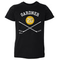 Kids Crewneck T-Shirt - Paul Gardner Pittsburgh 20 Sticks Cotton Short Sleeve Tee Kids Toddler T-Shirt - YinzerShop