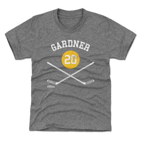 Kids Crewneck T-Shirt Paul Gardner Pittsburgh 20 Sticks - Regular Fit Tee Kids T-Shirt - YinzerShop