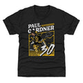 Kids Crewneck T-Shirt Paul Gardner Pittsburgh Power | Regular Fit Digital Print Tee Kids T-Shirt - YinzerShop