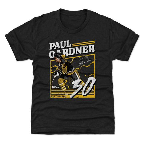 Kids Crewneck T-Shirt Paul Gardner Pittsburgh Power | Regular Fit Digital Print Tee Kids T-Shirt - YinzerShop
