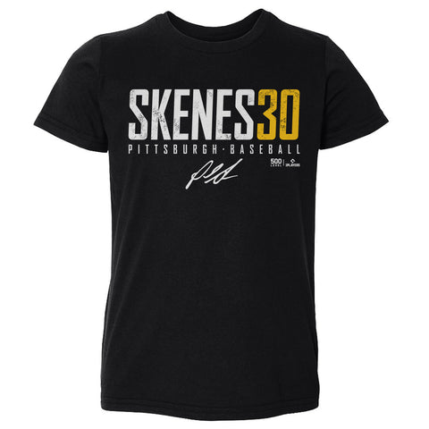 Kids Crewneck T-Shirt - Paul Skenes Pittsburgh Elite Cotton Short Sleeve Tee Kids Toddler T-Shirt - YinzerShop