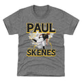 Kids Crewneck T-Shirt - Paul Skenes Pittsburgh Lightning Youth Short Sleeve Tee Kids T-Shirt - YinzerShop