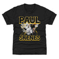 Kids Crewneck T-Shirt - Paul Skenes Pittsburgh Lightning Youth Short Sleeve Tee Kids T-Shirt - YinzerShop