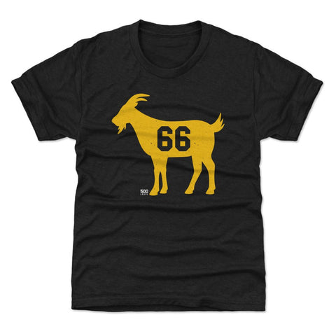 Kids Crewneck T-Shirt - Pittsburgh GOAT 66 | Lightweight Cotton Polyester Tee Kids T-Shirt - YinzerShop