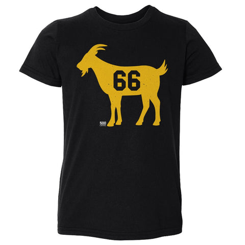 Kids Crewneck T-Shirt | Pittsburgh GOAT 66 Lightweight Cotton Tee - Regular Fit Kids Toddler T-Shirt - YinzerShop