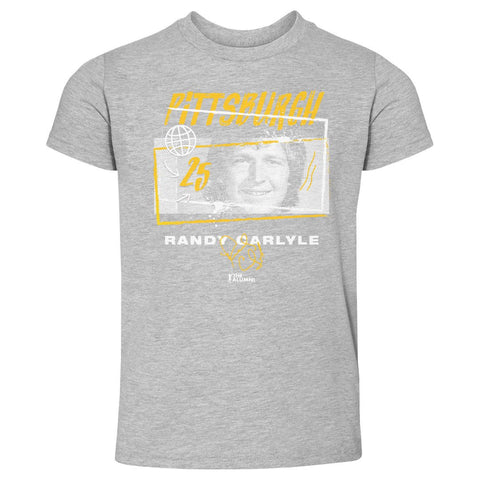 Kids Crewneck T-Shirt Randy Carlyle Cotton Short Sleeve Tee - Soft Digital Print Kids Toddler T-Shirt - YinzerShop