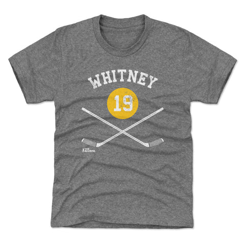 Kids Crewneck T-Shirt - Ryan Pittsburgh 19 Sticks Short Sleeve Tee Casual Wear Kids T-Shirt - YinzerShop