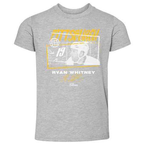 Kids Crewneck T-Shirt Ryan Pittsburgh Tones | Soft Cotton Tee, Digital Print Kids Toddler T-Shirt - YinzerShop