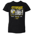 Kids Crewneck T-Shirt Syl Apps Jr. Pittsburgh Tones | Soft Cotton Tee Kids Toddler T-Shirt - YinzerShop