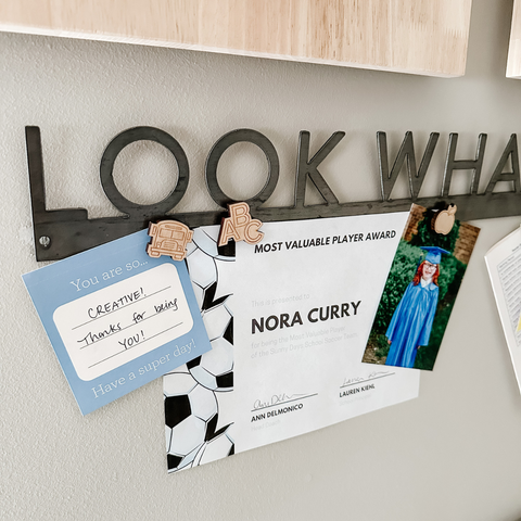 'Look What I Did' Magnetic Bar (sans serif font)