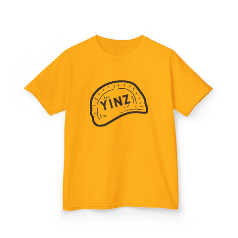 Kids Graphic T-Shirt Yinz Pierogi Pittsburgh Youth Cotton Shirt Durable Tee Kids Apparel - YinzerShop