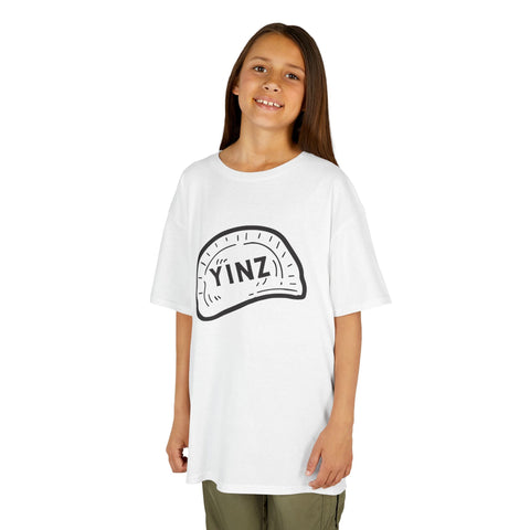 Kids Graphic T-Shirt Yinz Pierogi Pittsburgh Youth Cotton Shirt Durable Tee Kids Apparel - YinzerShop