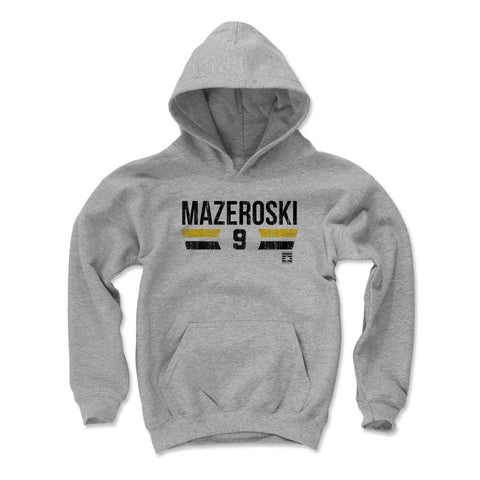 Kids Hooded Sweatshirt – Bill Mazeroski Loose Fit Polyester Cotton Blend Pullover Kids Youth Hoodie - YinzerShop