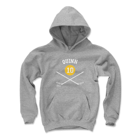 Kids Hooded Sweatshirt Dan Quinn Pittsburgh 10 Sticks | Loose Fit Cotton Polyester Blend Kids Youth Hoodie - YinzerShop